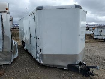  Salvage White Trailer