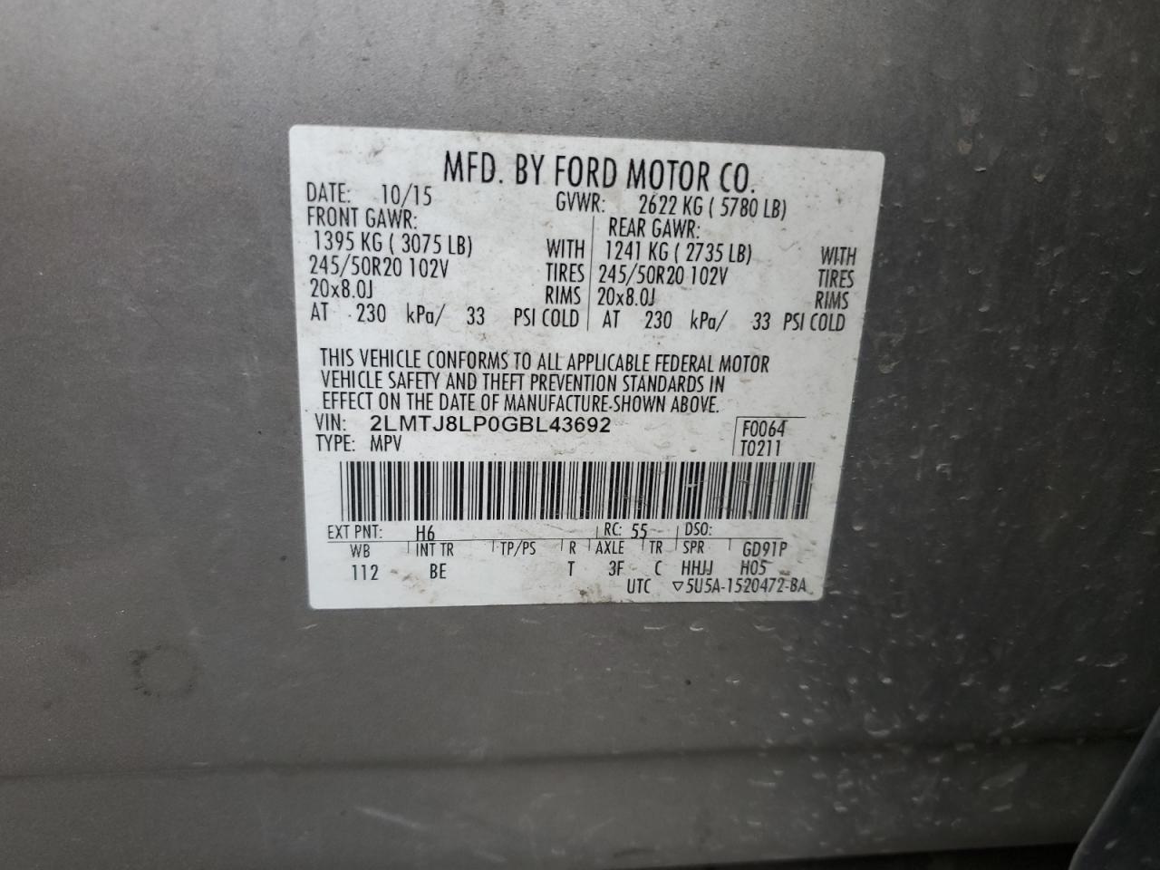 Lincoln MKX Reserve Image 12