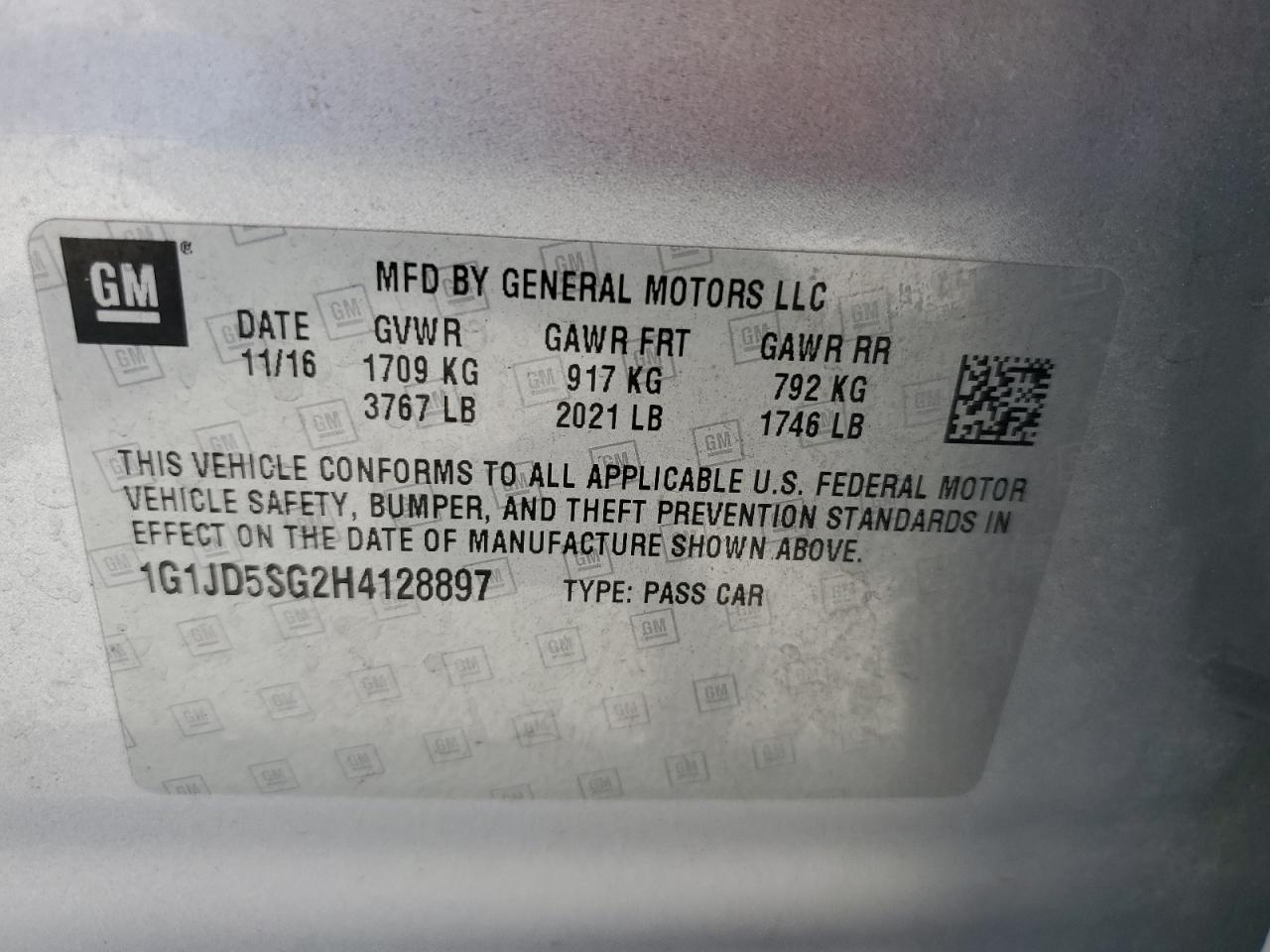 Chevrolet Sonic Lt Image 6