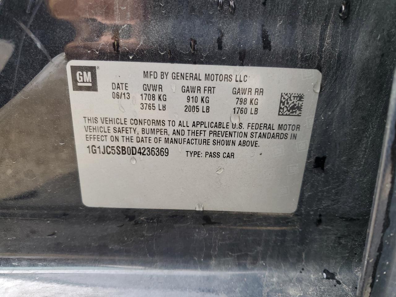 Chevrolet Sonic Lt Image 9