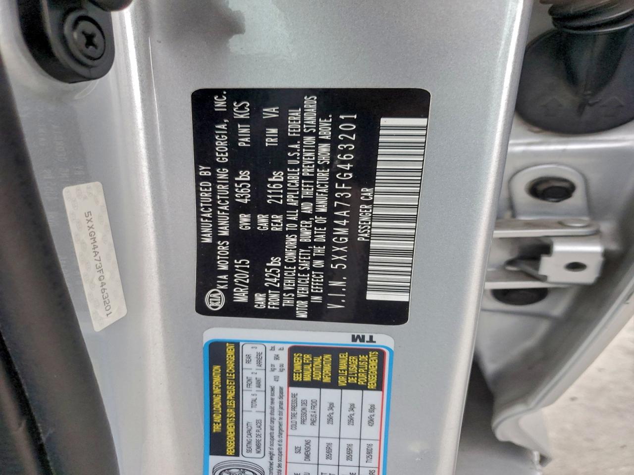 Kia Optima Lx Image 2