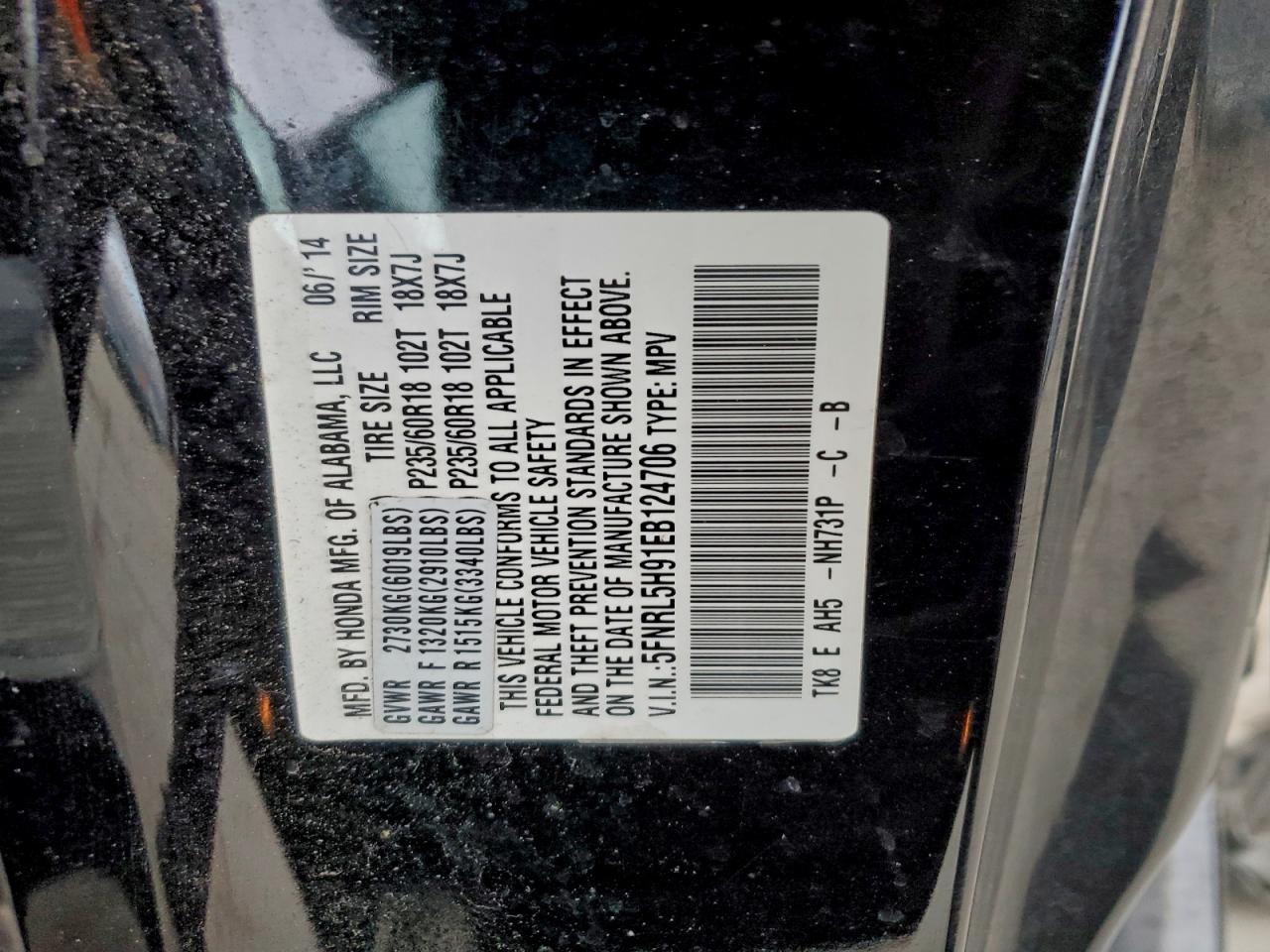 Honda Odyssey Touring Image 11