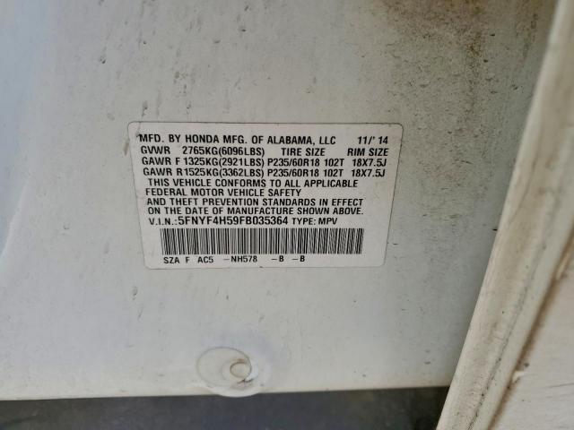 Honda Pilot Exl Image 9