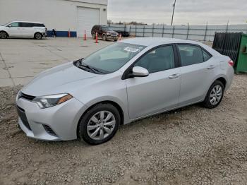  Salvage Toyota Corolla