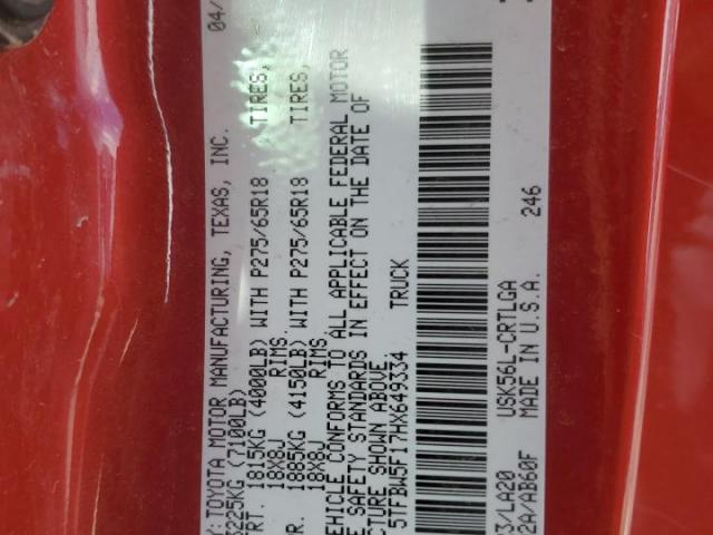 Toyota Tundra Double Cab Limited Image 9