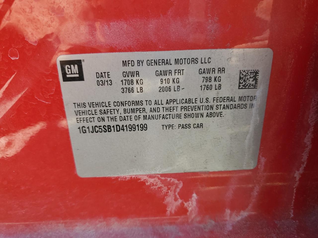 Chevrolet Sonic Lt Image 3