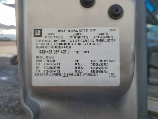 Chevrolet Silverado K2500 Heavy Duty Image 11