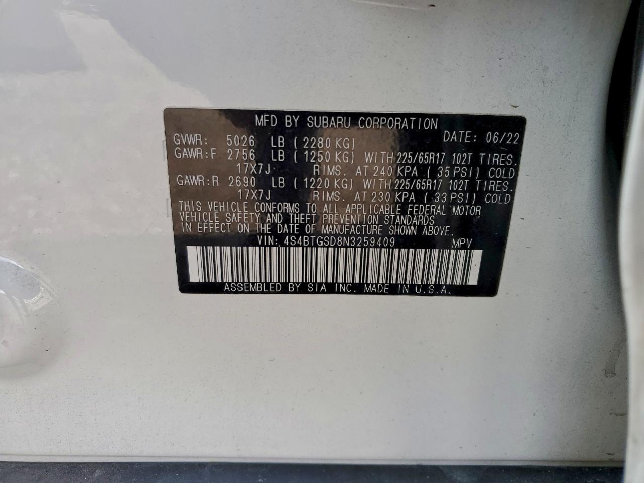 Subaru Outback Wilderness Image 8