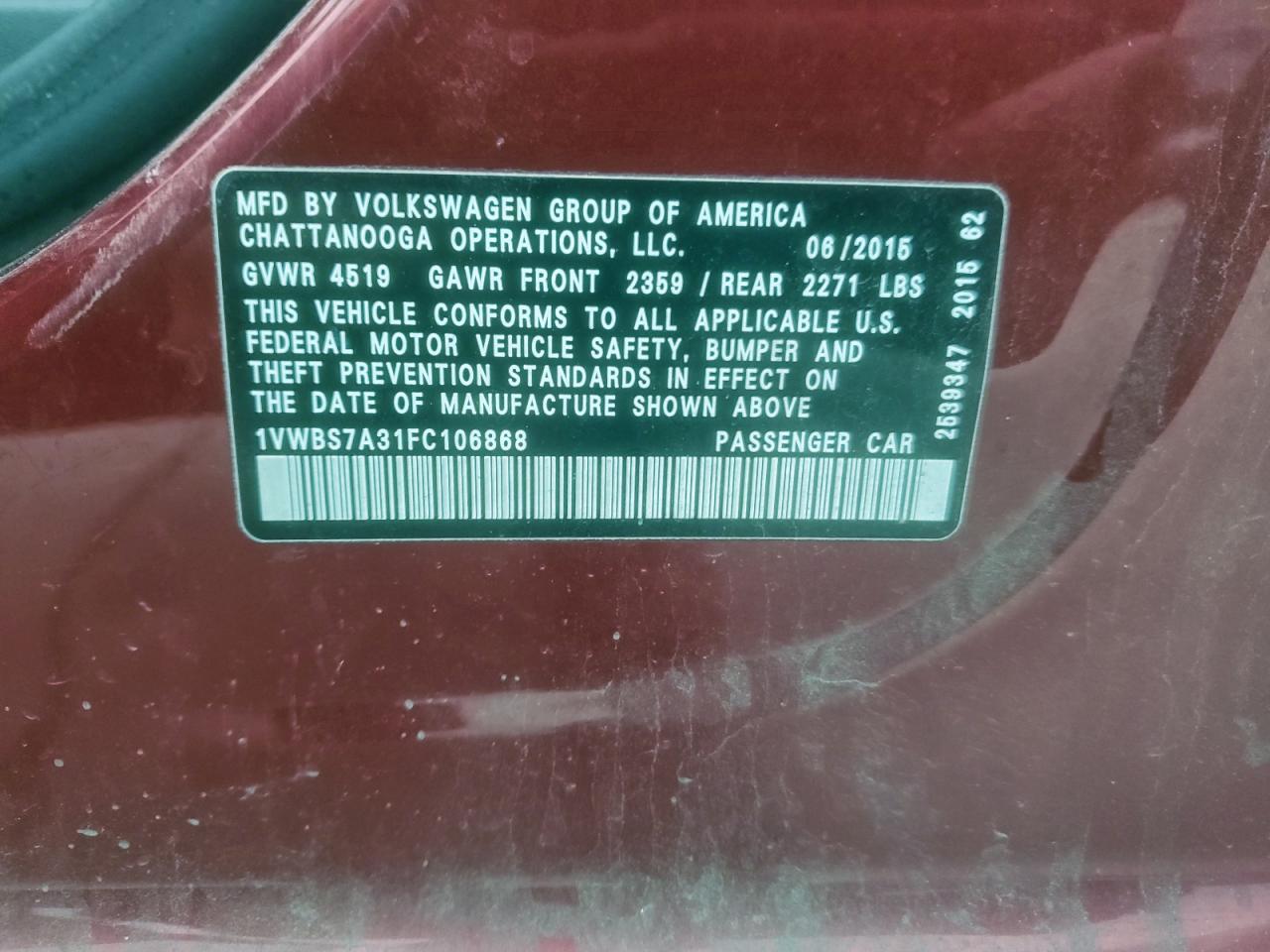 Volkswagen Passat Se Image 8