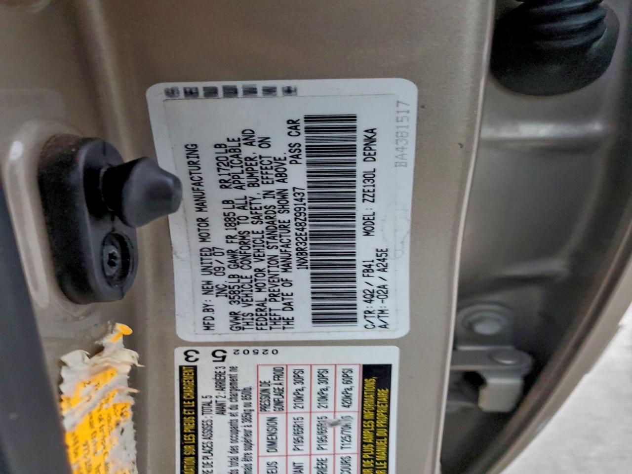 Toyota Corolla Ce Image 9