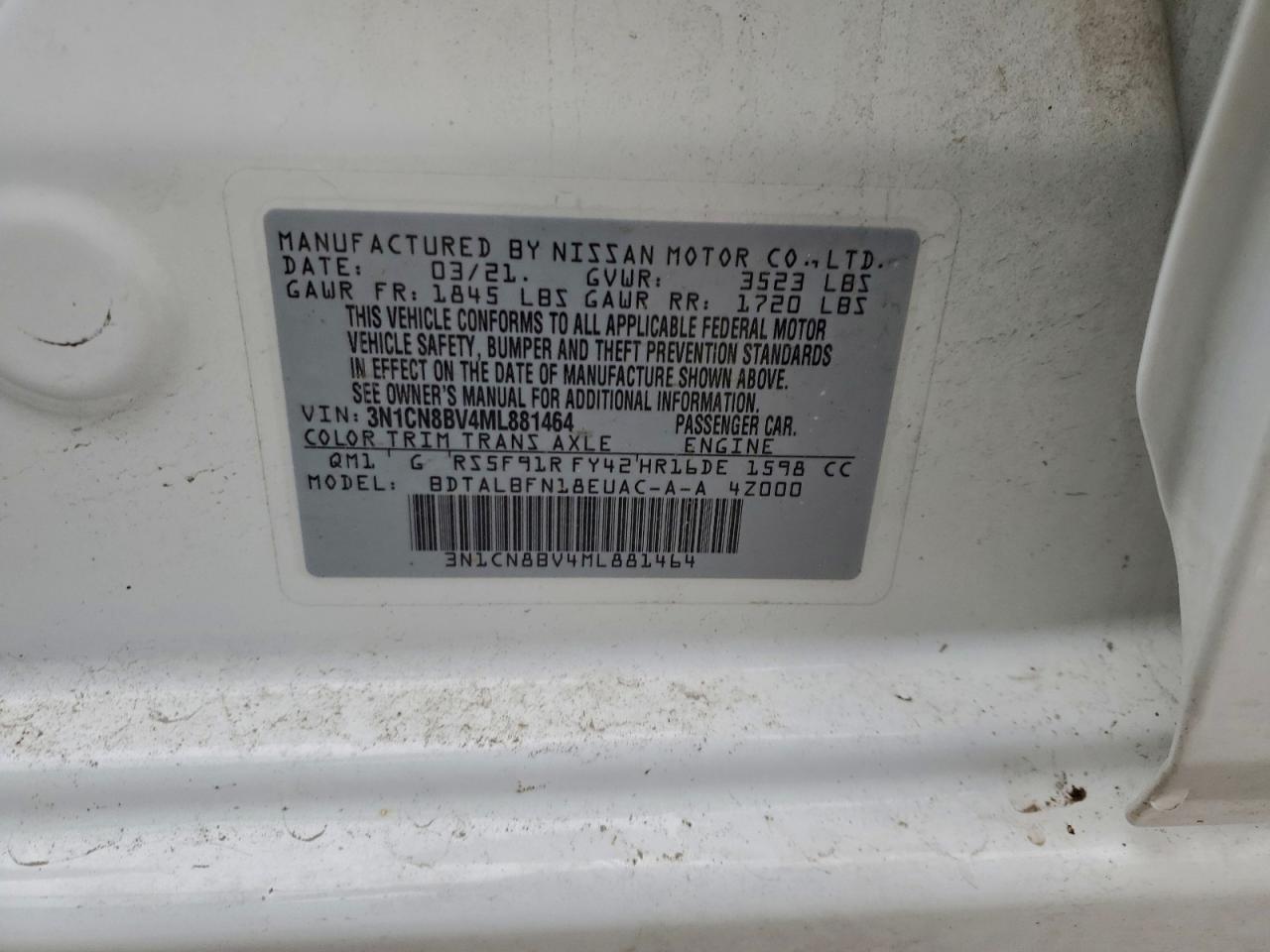 Nissan Versa S Image 10